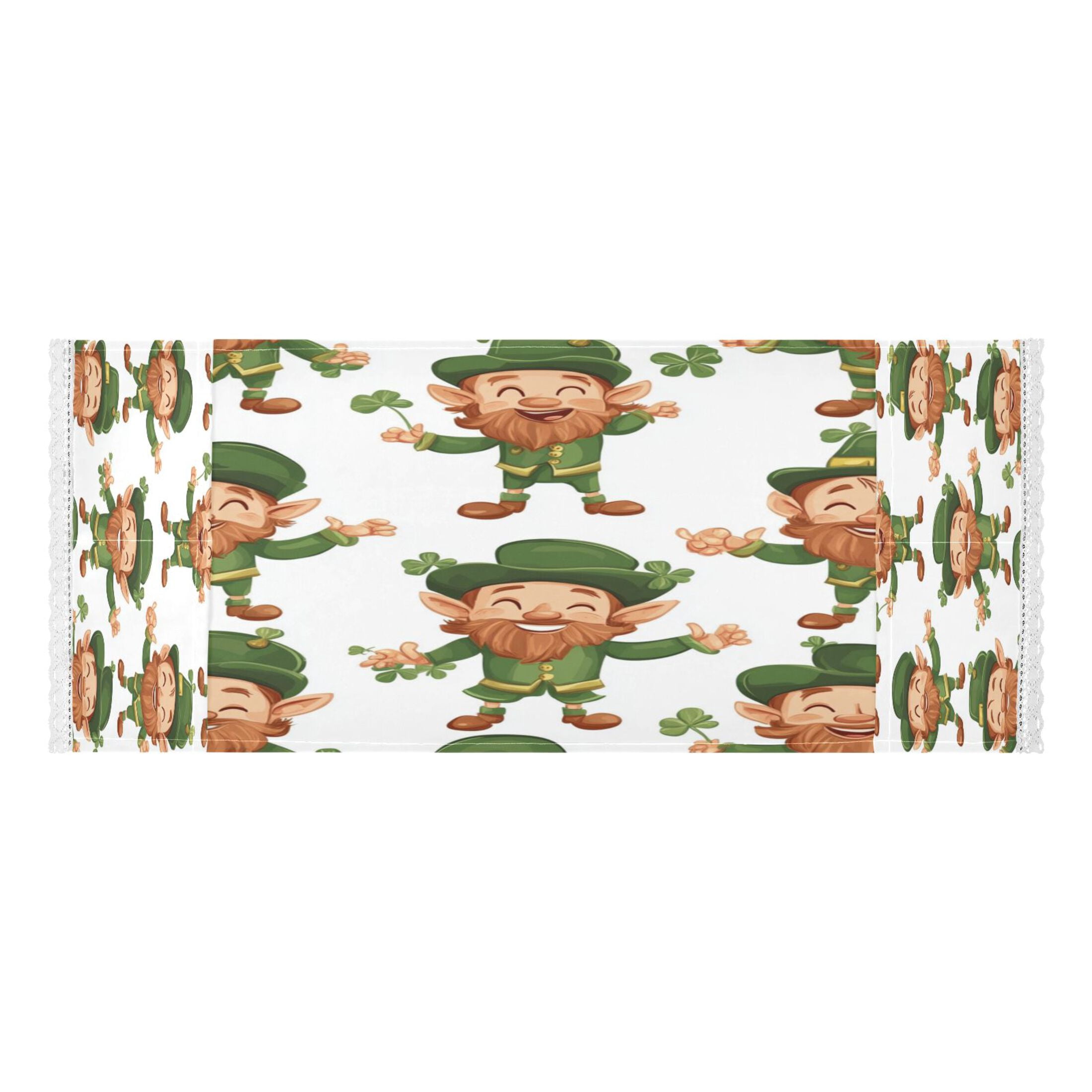 WOBOGO Cartoon Leprechauns Pattern on White Background Washing Machine Cloth Dryer Refrigerator Top Cover Protective Non-Slip Mat For Kitchen Laundry