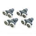 thumbnail image 2 of 4x Twin Bathroom Shower Door Roller Runner Wheels Sliders 19/23/25/27mm Dia, 2 of 4
