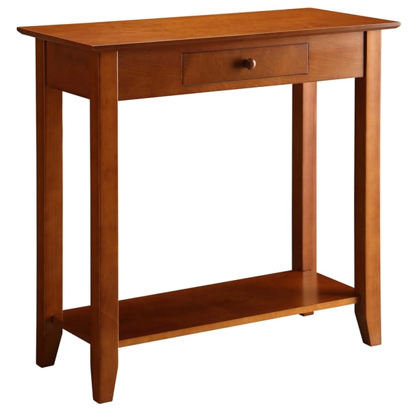 Mesa de recibidor American Heritage con cajón y estante(R6-174) Convenience Concepts R6-174