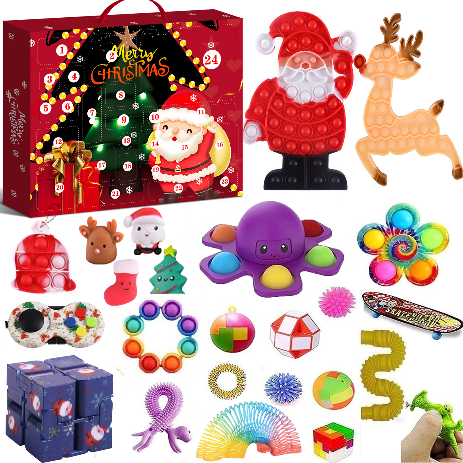 Christmas Friends Puzzle Game For Kids Stocking Party Bag Filer 13cm x 12cm 