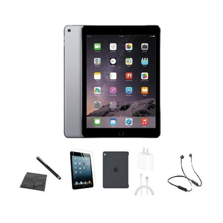 Restored Apple iPad Air 2 A1566 (WiFi) 16GB Space Gray Bundle w