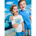 thumbnail image 2 of Garanimals Newborn, Baby & Toddler Boy Cotton 3-Piece Set, Graphic T-Shirts & Pull-On Shorts, Sizes 0-6T, 2 of 8