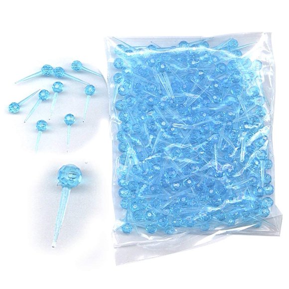 National Artcraft Lumières et Ornements en Céramique pour Arbre de Noël - Aqua - Rond 3/16 Pouces (Pkg/250)