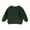 Dark Green, variant on Toddler Baby Autumn Sweater, Solid Color Knit Long Sleeve Round Neck Knitwear Pullover