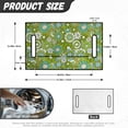 thumbnail image 7 of Whosucclay Pop Art Floral Cover Towel Blanket, Comfort 4-Pocket Storage Blanket for 2 Person Seats Easy to Install Golf Cart Seat Towel Blanket, 52.36 x 32.28 inch, 7 of 7