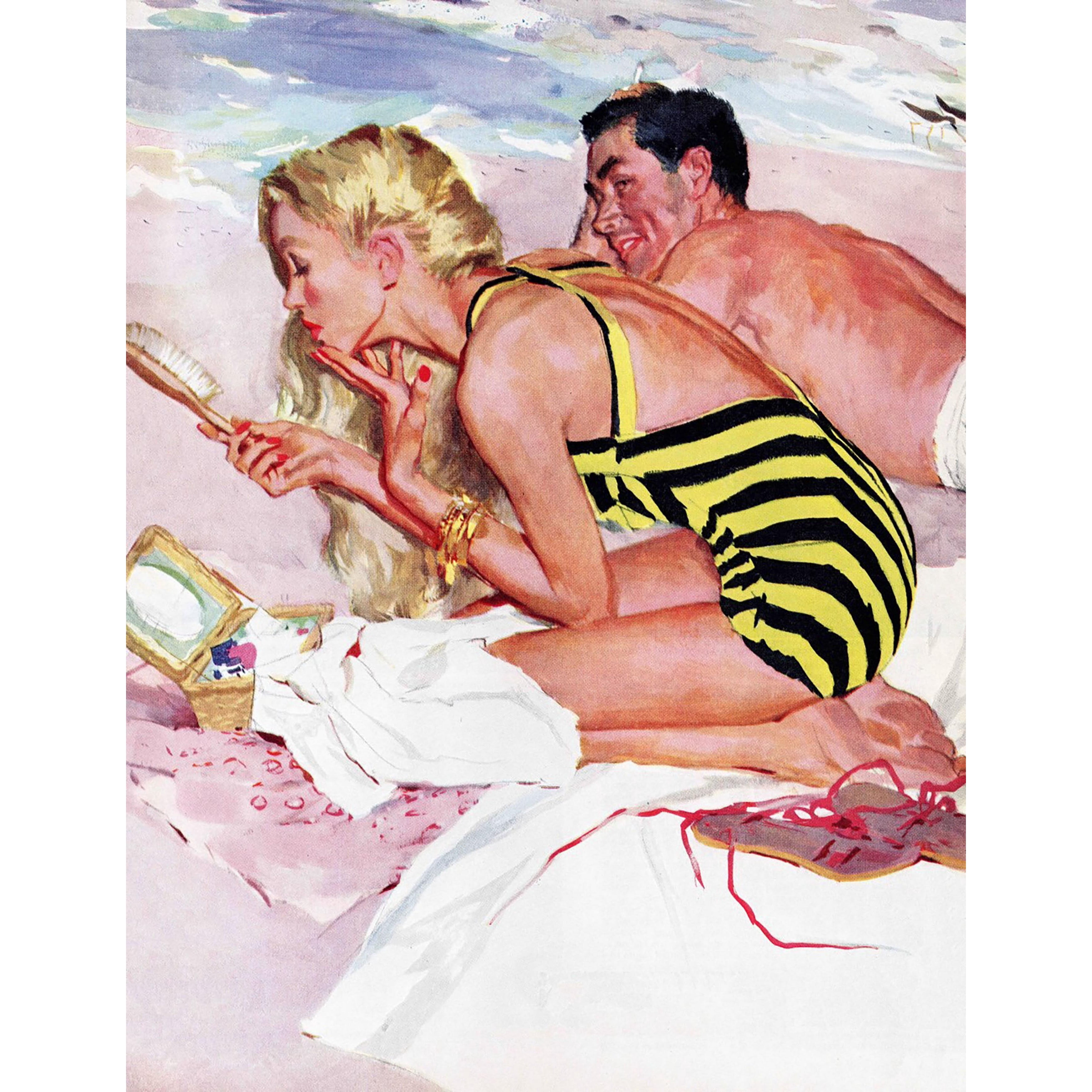 Marmont Hill "No Woman Is Worth It" by Joe de Mers Painting Print on Canva