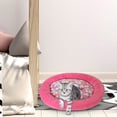 thumbnail image 2 of Padded Thickened Round Flower Pet Kennel, Non-Slip Winter Dog Mat with Soft Fill, Warm Cat Bed for Indoor Comfort, Machine Washable Pet Mat for Small to Medium Pets, 2 of 5