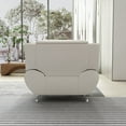 thumbnail image 5 of Sanuel 47.3" Wide Faux Leather Club Chair, 5 of 5