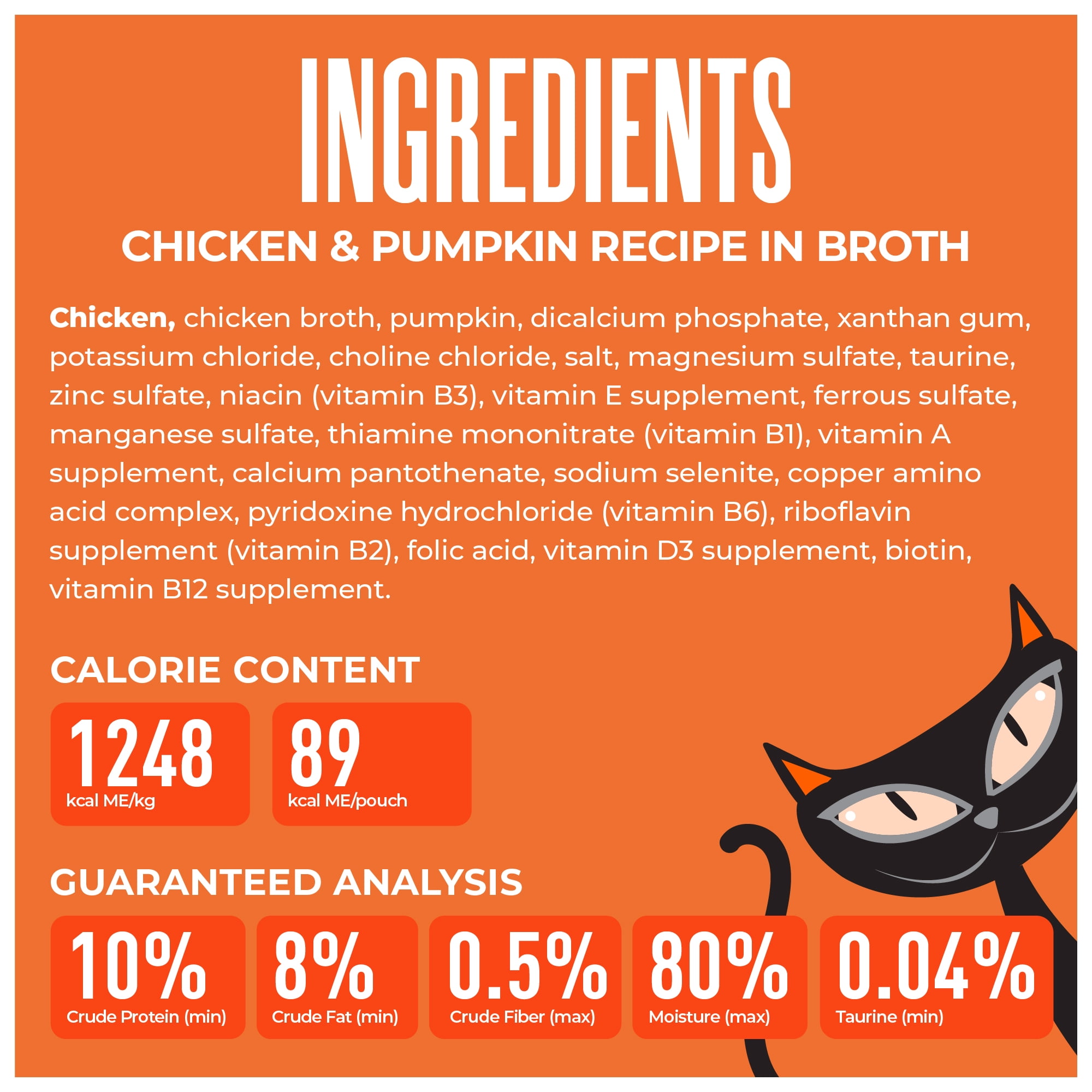 Tiki Cat Friends Wet Cat Food, Chicken & Pumpkin, 2.5 oz. Pouch