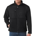 thumbnail image 1 of UltraClub 8492 Adult Zipper Fleece Jacket -Black-X-Large, 1 of 2