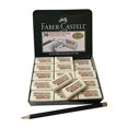 thumbnail image 2 of Faber-Castell Excellent Dust Free Extra Soft Clean White Pencil Eraser Bulk Pack Suitable For Drawing Art Office & School Use [Box of 30] (4 x 1.9 x 1.2cm), 2 of 10