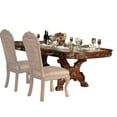 thumbnail image 6 of Acme Furniture Dresden 9 Piece Dining Table Set, Brown, 6 of 6