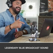 Logitech for Creators Blue Yeti Nano Premium USB Mic for Recording and Streaming Shadow Gray