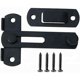 thumbnail image 4 of Pestillo de puerta Pestillo de puerta de acero inoxidable de alta calidad, adecuado para pestillo de puerta corredera y ventana, granero, hogar, exterior (negro), 4 of 5