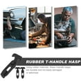 thumbnail image 2 of Raindrops T-Handle Latches Rubber 3Pcs for Toolboxes, 2 of 6
