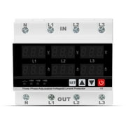 Electricity Usage Monitors Power Meter 3 Phase DIN Rail Voltmeter Ammeter