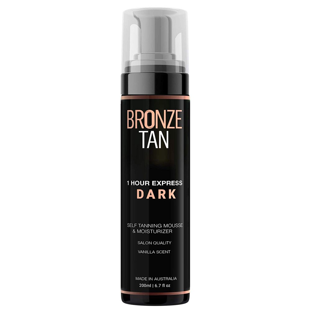 Bronze Tan Dark Moisturizing Self Tanning Mousse and Self Tanner For