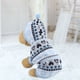 thumbnail image 1 of Ropa para mascotas, suéter para perro con forma de corazón y copo de nieve de fibras acrílicas, ropa cálida para perro, diseño exquisito, 1 of 8