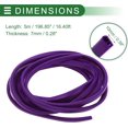 thumbnail image 4 of Universal Car Door Edge Protective Sealing Strip U-Type Door Scratch Protection Guard m -scratch Collision PVC Iron Purple, 4 of 6