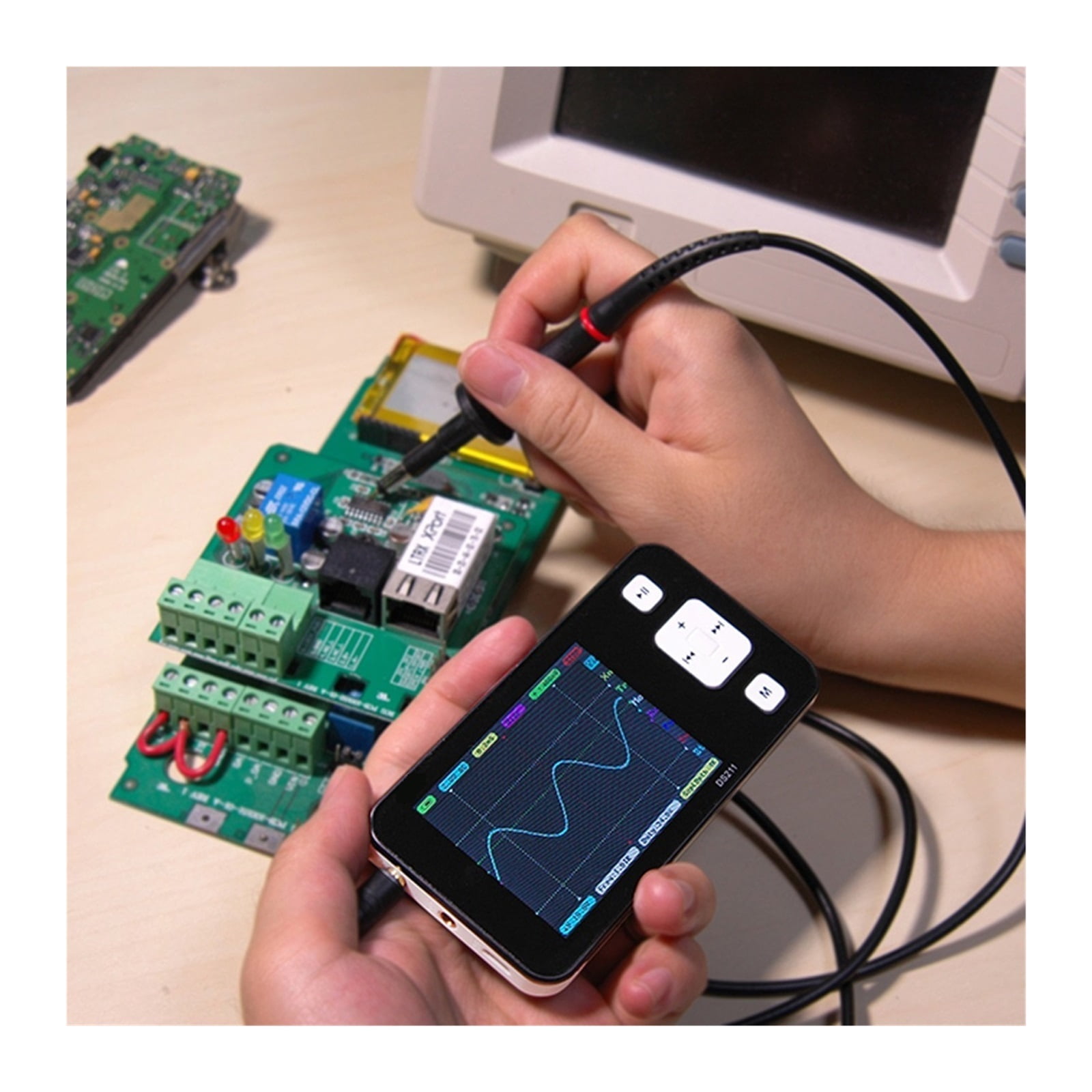 MINI DS211 LED Display Professional Digital Oscilloscope Inspection And Maintenance Electronic Equipment ,Professional Designed