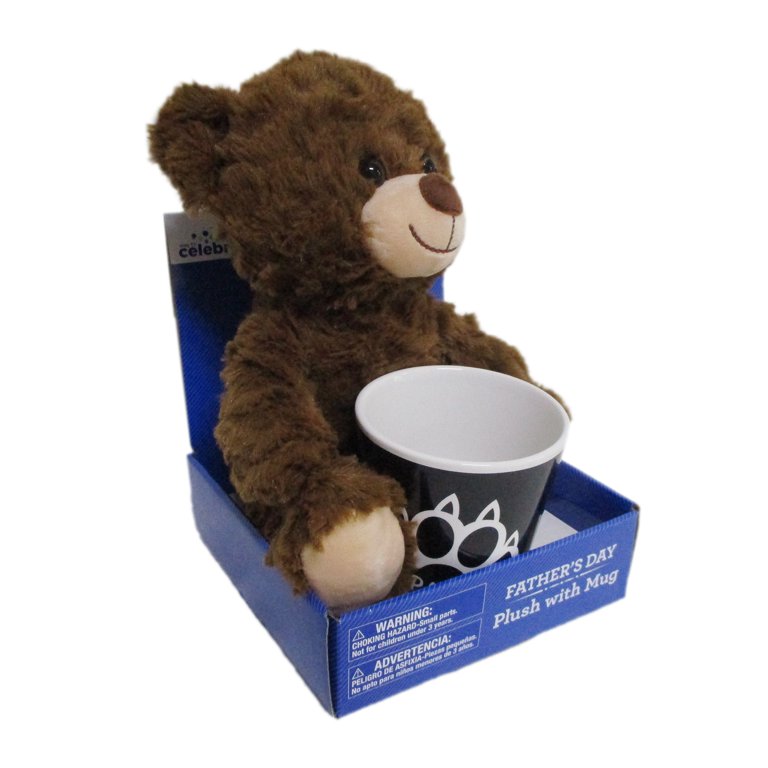 Father's Day Bear Plush & Papa Bear Ceramic Mug Gift Set - Way to