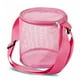 thumbnail image 4 of Cubo de almacenamiento duradero de malla para playa con asa ajustable para recoger juguetes. Rojo, 4 of 7