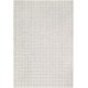 thumbnail image 5 of Alfombra moderna Haperlare con estampado de cuadros para interiores, suave, de lana sintética, fina y plegable, 60 x 90 cm, color gris, 5 of 7