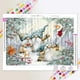 thumbnail image 2 of Pintura de diamante artesanal, ambiente de vacaciones de mosaico de punto de cruz, enano de Santa Claus animado, decoración del hogar, regalo pensativo para Navidad, 2 of 4