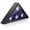 Black, variant on Reminded Military Burial Flag Display Case for Folded 5' x 9.5' Flags, Solid Wood Black Finish