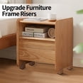 thumbnail image 5 of SHSLING Bed Risers with Adjustable Screw Clamp, Couch Risers 2 Inch Heavy Duty 4 Pack , Furniture Risers for Sofas, Chairs, Desks, Recliners, 5 of 5