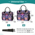 thumbnail image 2 of Floral Flowers Cooler Bag Lunch Bag Soft Cooler Cooling Tote Insulated Lunch Box for Adult Men Women, 2 of 6