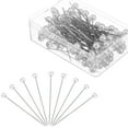 thumbnail image 4 of EeaseCA 100pcs Pearlized Ball Head Straight Pear Head for DIY Sewing Crafts (Pearl White), 4 of 7