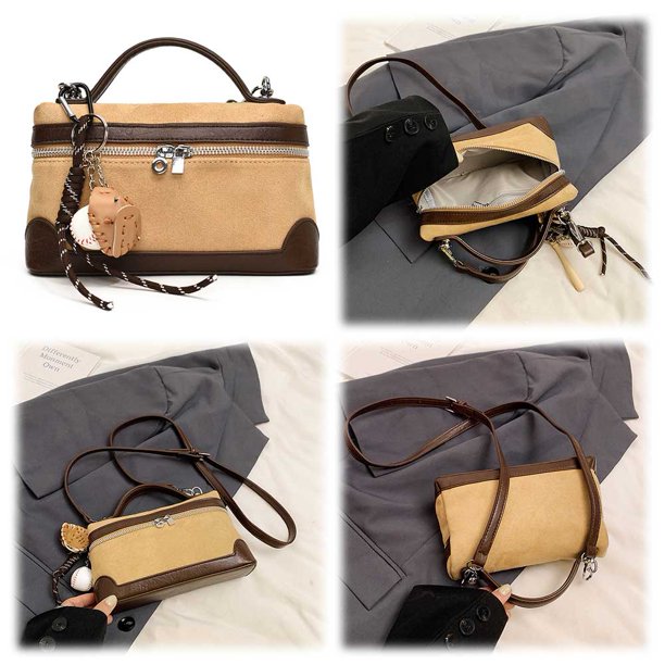 Bolso Pequeño Cuadrado DQrwqpou caqui Otoño E Invierno