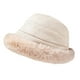 thumbnail image 1 of Gorro de lana cálido para mujer, gorro de pescador liso para invierno, gorro de pescador grueso para mujer, gorro de piel sintética suave, plegable, de color liso y cálido para invierno, 1 of 5