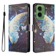thumbnail image 1 of FOXDOCK Funda Tipo Cartera para Motorola Moto G35 con Soporte y Correa – Diseño de Patrones Lindos, 1 of 6