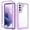 Purple, variant on Allytechgroup Clear Case for Samsung Galaxy A15, Hybrid Rugged TPU PC Back Cover Minimalist Anti-Scratch Anti-Yellow Shockproof Protective Phone Case Cover for Samsung Galaxy A15, Purple