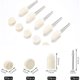 thumbnail image 2 of 102 Pcs Wool Felt Polishing Pads, Abrasive Buffing Wheel For Accessories - Rotary Tools - Assorted Sizes 10/13/25mm Diameter., 2 of 4