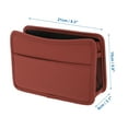 thumbnail image 4 of Unique Bargains Car Trash Can Portable and Fold Car Door Faux Leather Trash Bin Red 1 Pcs, 4 of 6