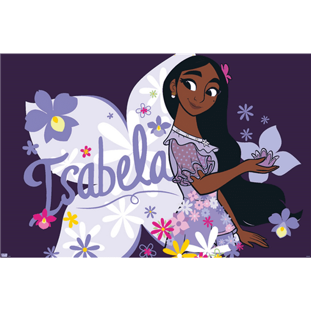 Encanto coloring pages isabella
