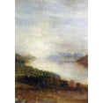 thumbnail image 2 of Watts, George Frederick 24x32 White Modern Wood Framed Museum Art Print Titled - Loch Ness, 2 of 4