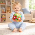 thumbnail image 6 of BUTOMKY Baby Toys 6-12 Months,Tummy Time Square Infant Baby Toy, Soft Sensory Toy with Textures, Mirror, for Newborns to Ages 6 Months, 6 of 7