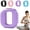 Purple, variant on Ab Stimulator Belt, Facial Ring Abdominal Massager, Mini Muscle Recovery Fascia Ring Machine, Simulador De Abdominales,Muscle Reliefring,Wearable Multifunctional Full Body Fasciaring (Black)