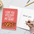 thumbnail image 2 of Tarjeta de felicitación Podagree Funny Pizza Pun para el Día de San Valentín, 2 of 9