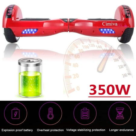 6.5 inch Self Balance Scooter 2 Wheels Self-Balancing Hoverboard UL Certified w/ LED light
