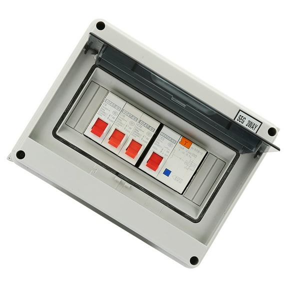 3 Way Garage Caravan Consumer Unit 63A 30mA RCD 3MCB 6A 16A 32A High Breaking Capacity, Rapid Tripping