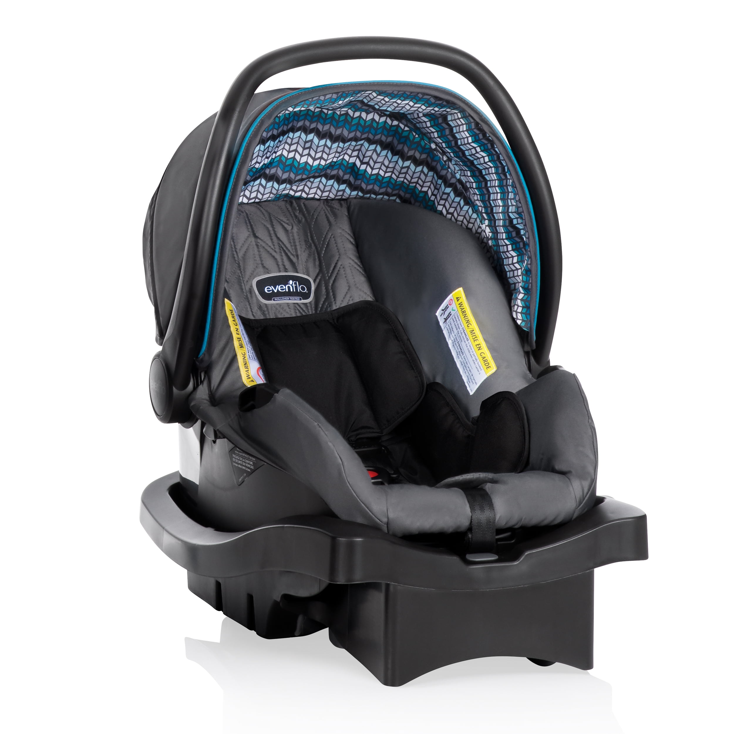 Blue car seat and stroller hot sale