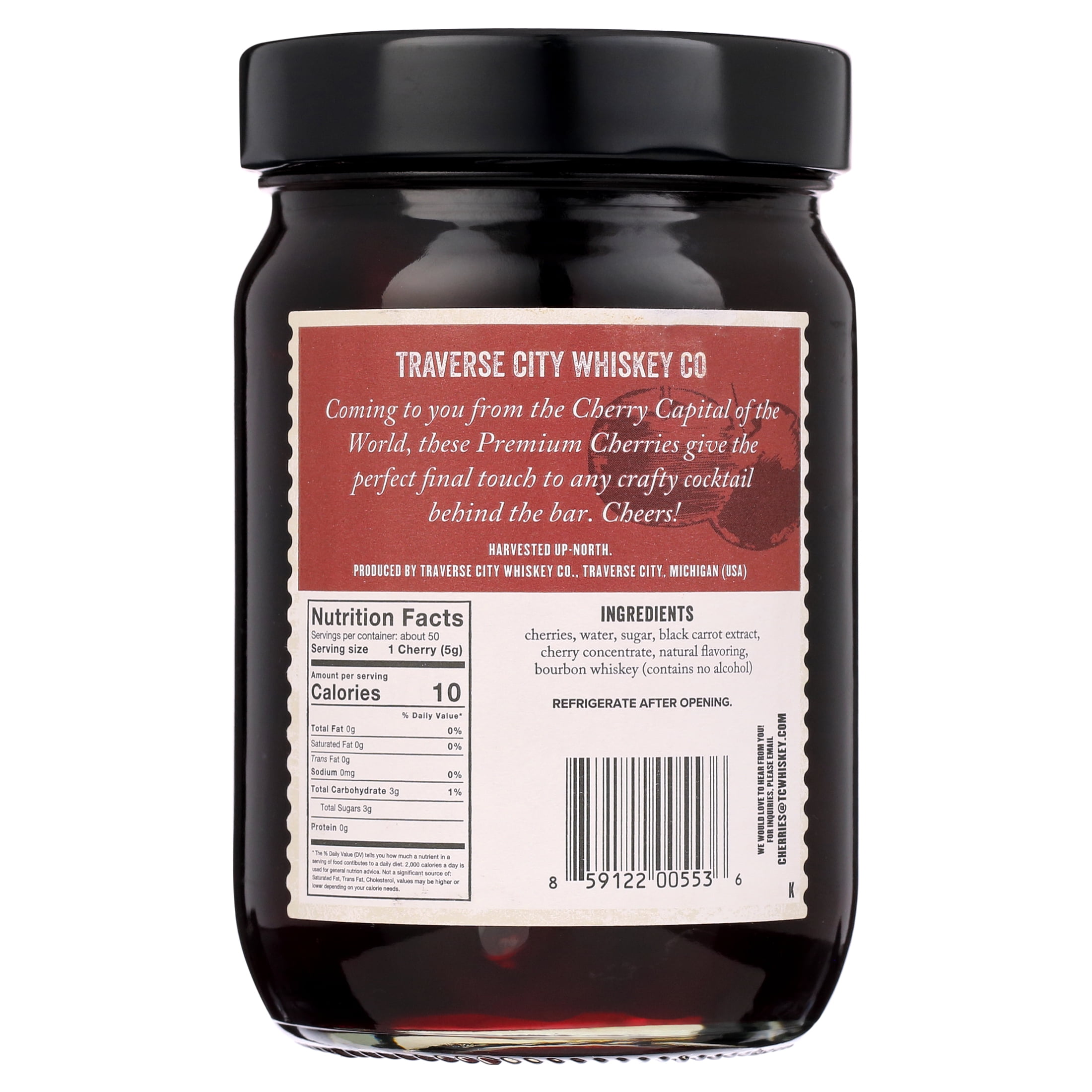 Free Shipping! Traverse City Whiskey Co, Premium Cocktail Cherries