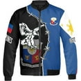 thumbnail image 2 of Lotusprinthandmade Personalized Philippines Flag All-over Print Bomber Jacket S-5XL Multicolor, 2 of 5