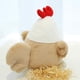 thumbnail image 4 of Peluche de pollo, pollito de peluche, regalo de cumpleaños y Navidad para niños y niñas (9 pulgadas, caqui), 4 of 5