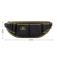 thumbnail image 2 of Bolsa de herramientas de cintura para electricista, ideal para limpieza, jardinería y carpintería para hombres. 67x16cm, 2 of 9